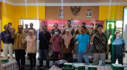 Dandim 0816/Sidoarjo Bersama Forkopimda Cangkruan Kamtibmas Menjelang Pilkades Serentak 2022 Sidoarjo