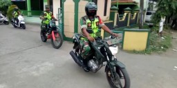 Bati Tuud Ramil 05/Tulangan mengerahkan anggota patroli keamanan pasca Lebaran Idul Adha