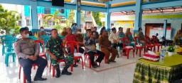 Babinsa Grinting Hadiri Serah Terima Jabatan Kepala Desa