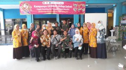 Program Non fisik TMMD di Rejeni dengan sosialisasi germas