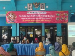 Kampanye Germas Hidup Sehat Cegah Stunting dan Penyakit Tidak Menular dr Dinas Kab. Sidoarjo