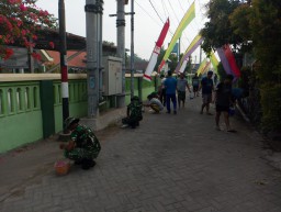 Satgas TMMD Ke 114 Kodim 0816/Sidoarjo Bersama Warga Lakukan Karya Bakti