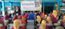 Pelatihan pembuatan kue hiasi program TMMD ke 114 Kodim 0816/Sidoarjo
