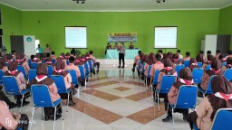 Serka I Nengah Medal Menghadiri Sosialisasi Pencegahan Kekerasan Pada Anak di SMAN I Krembung.