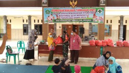 Cegah Stunting, Babinsa 0816/13 Wonoayu Lakukan Pendampingan di Posyandu
