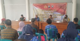 Sertu Eko Wahyudin Babinsa Desa Kalitengah Hadiri Undangan Sosialisasi Cipta Kampung Aman