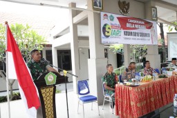 Sidoarjo Siap 24 Jam, Kodim 0816/Sidoarjo tanamkan nilai bela negara dan wasbang pada warga Candi