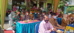 SDN Barengkrajan 1 Krian sambut kedatangan Tim penilai dan evaluasi dari Kabupaten Sidoarjo.