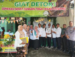 Bati Tuud Ramil 0816/13 Wonoayu Menghadiri Lomba Tanaman Obat Keluarga.