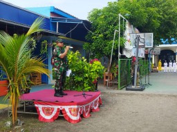 Danramil 0816/09 Krian Jadi Irup Dalam Upacara Hari Pahlawan 10 November 2022.