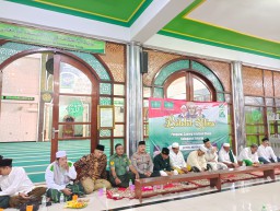 BABINSA SERMA ACH. SAIFI HADIRI LAILATUL IJTIMA' PCNU SE KABUPATEN SIDOARJO DI MASJID MIFTAHUL ABIDIN KRIAN.