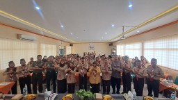 BABINSA KORAMIL 0816/13 WONOAYU HADIRI MUSYAWARAH RANTING GERAKAN PRAMUKA