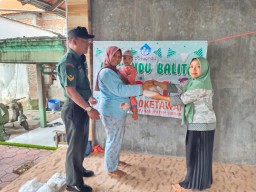 Wujudkan Balita Sehat, Babinsa Koramil 0816/13 Wonoayu Dampingi Pelaksanaan Posyandu Di Desa Binaan