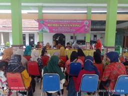 Peduli Kesehatan, Babinsa Koramil 0816/13 Hadiri Rembuk Stunting