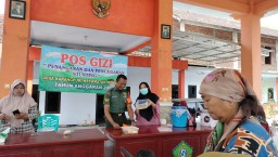 Cegah Stunting Pada Anak, Babinsa 0816/13 Lakukan Pendampingan Kegiatan Pelayanan Kesehatan