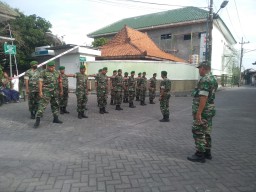 Persiapan Pengamanan Kunjungan Pangdam V/Brawijaya Di Ponpes Bumi Sholawat- Wilayah Kodim 0816/Sidoarjo
