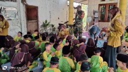 Serka Awwabin Laksanakan Kegiatan Out Door Learning dr murid SD Al Islah Krembung.