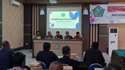 Danramil 0816/05 Kapten Inf Moh. Said Hadiri Acara Pembinaan Pamdes di Kecamatan Tulangan