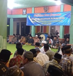 Babinsa Koramil 0816/15 Sukodono Hadiri Doa Bersama.