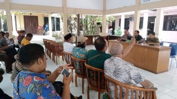 Danramil 0816/06 Tanggulangin Bersama Forkopimka Menghadiri Acara Rakor Persiapan Menyambut Bulan Suci Ramadhan