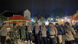 Danramil Laksanakan Monitoring Wilayah Teritorial Tingkat Kecamatan Pada Malam Minggu
