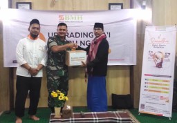 Laznas BMH Gerai Sidoarjo Gelar Kajian Ramadhan dan Penyaluran Bingkisan Sembako Berkah