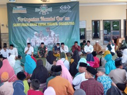 Babinsa Koramil 0816-15/Sukodono Hadiri Peringatan Nuzulul Qur'an