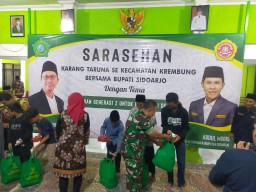 Danramil 0816/07 Krembung Laksanakan Sarasehan Karang Taruna Sekec. Krembung
