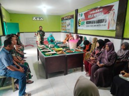 Personil Koramil 0816/08 Jabon Beserta Persit Melaksanakan Halal Bi Halal.
