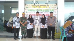 Danramil 0816/05 Kapten Inf Moh. Said Hadiri Halal Bihalal Korwil Dikbudcam Bersama PGRI Cabang Tulangan