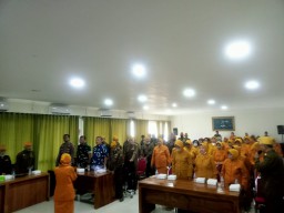 Danramil 0816/15 Sukodono Hadiri Acara Halal Bihalal LVRI dan PIVERI