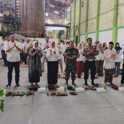 Danramil 0816/07 Krembung Hadiri Selamatan Buka Giling Thn 2023 di PTPN X di Krembung