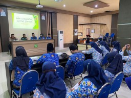Peltu Lukman. N Babinsa Koramil 05/Tulangan Hadiri Lokakarya Mini Lintas Sektor
