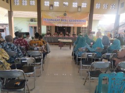 Danramil 0816/05 Kapten Inf Moh. Said Hadiri Pelantikan dan Pengambilan Sumpah Jabatan Perangkat Desa Kedondong