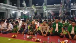 Babinsa Koramil 0816/01 kota Sidoarjo Dan Forkopimka Hadiri Pelantikan Pimpinan anak cabang GP Ansor Kec. Sidoarjo