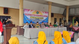 Danramil Kapten Inf Moh.Said Hadiri Pelantikan & Pengambilan Sumpah Jabatan Perangkat Desa Kepuhkemiri-Medalem-Grabagan