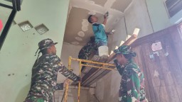Kodim 0816/Sidoarjo awali kegiatan rutilahu di wilayah Kec. Gedangan