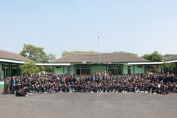 Dandim 0816/Sidoarjo menerima kunjungan mahasiswa Universitas Brawijaya di Kodim 0816/Sidoarjo