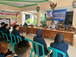 Babinsa Desa Tambakrejo melaksanakan Kegiatan Penerimaan dan Pengarahan Kepada MMD Universitas Brawijaya