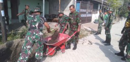 Karya Bakti Spektakuler, Masif dan Bombastis, Sarana Kodim 0816/Sidoarjo Tingkatkan Kesejahteraan Masyarakat
