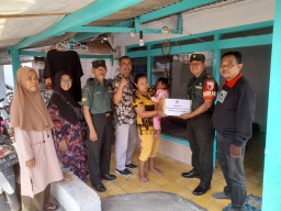 Kepedulian Kodim 0816 Sidoarjo Salurkan Nutrisi Anak Stunting