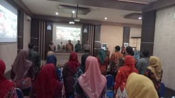 Babinsa Koramil 0816/05 Tulangan Hadiri Lokakarya Mini Lintas Sektor Puskesmas Kepadangan.