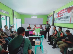 Tasyakuran Kenaikan Pangkat 2 Personil Koramil 0816/08 Jabon