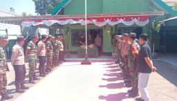 Ucapkan Selamat HUT TNI ke 78, Kapolsek Tulangan & Camat Tulangan Bersama Jajarannya Datangi Koramil 0816/05