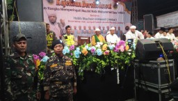 Bati Tuud Koramil 05/Tulangan Peltu Marjuki Bagi Tugas Monitoring Gema Sholawat