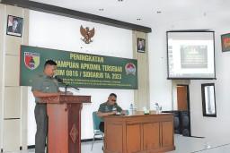 Kodim 0816/Sidoarjo sambut Tim Wasev Sterdam V/Brawijaya : Tingkatkan Kemampuan Aparat Komando Kewilayahan