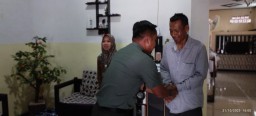 Jalin Silaturahmi dan Kepedulian, Dandim 0816/ Sidoarjo Jenguk Anggota Sakit