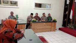 Bati Tuud Koramil 0816/05 Tulangan Hadiri Undangan Surveyor Akreditasi Puskesmas
