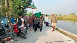 Prosesi Pemakaman Warga Binaan, Babinsa Medalem Sampaikan Ucapan Bela Sungkawa