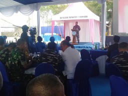 “Danramil 0816/08 Jabon Hadiri Peresmian Kampung Bahari Nusantara di Dusun Tlocor Desa Kedungpandan Jabon Sidoarjo”